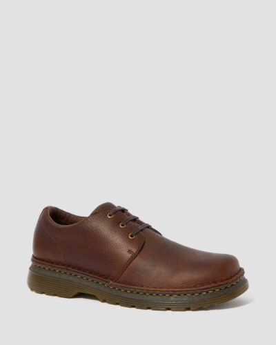 Tenis Casuales Dr Martens Hazeldon Grizzly Cuero Para Hombre DR4448H